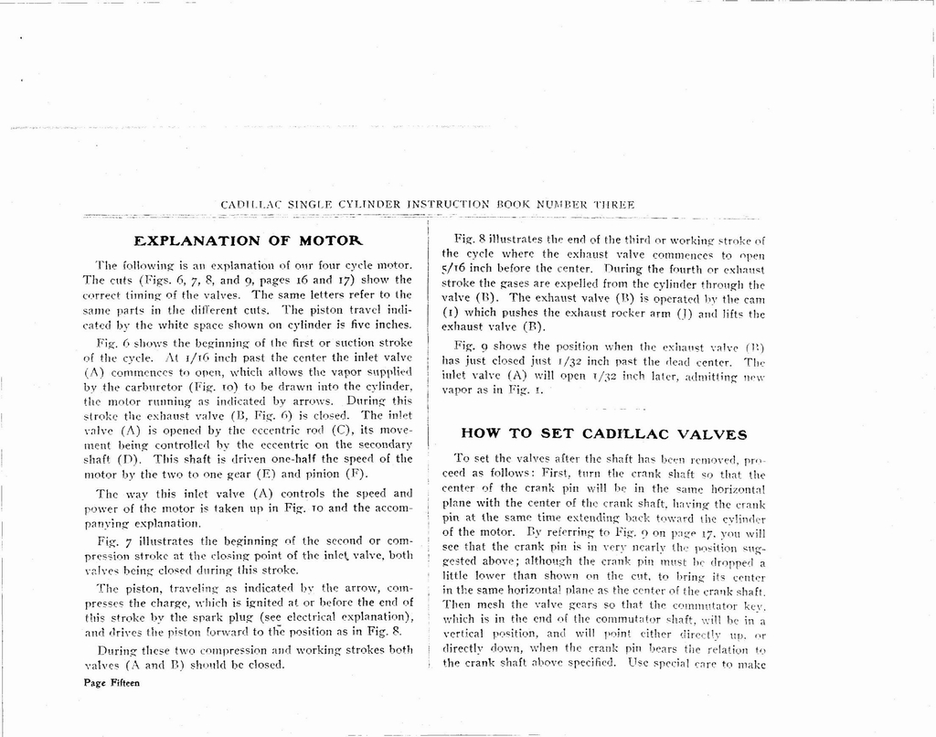 1903 Cadillac Owners Manual Page 11